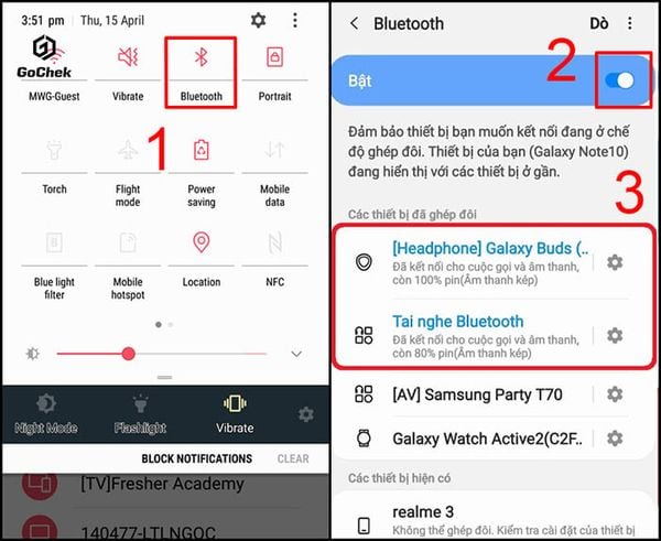 cách kết nối tai nghe bluetooth với android