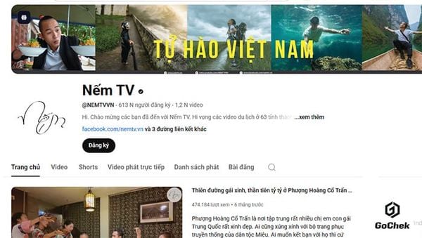 các kênh youtube du lịch Việt Nam