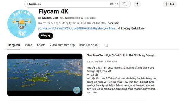 các kênh youtube du lịch Việt Nam