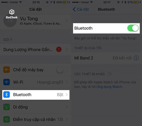Cách kết nối tai nghe bluetooth với iphone