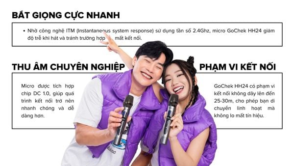 micro karaoke khong day GoChek HH24