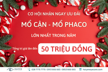 ƯU ĐÃI LỚN NHẤT TRONG NĂM CỦA HAI YEN EYE CARE