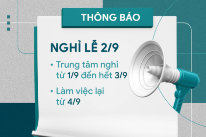 THÔNG BÁO NGHỈ LỄ 02/09/2023