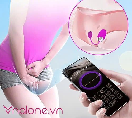 Top trứng rung điều khiển bằng app trên điện thoại
