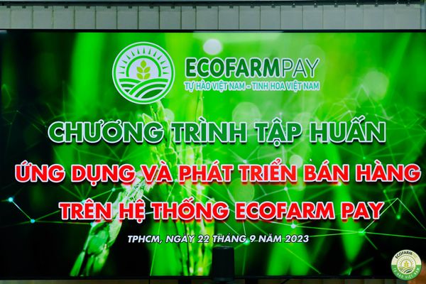 Tập huấn “Ứng dụng và phát triển bán hàng trên hệ thống Ecofarm Pay”