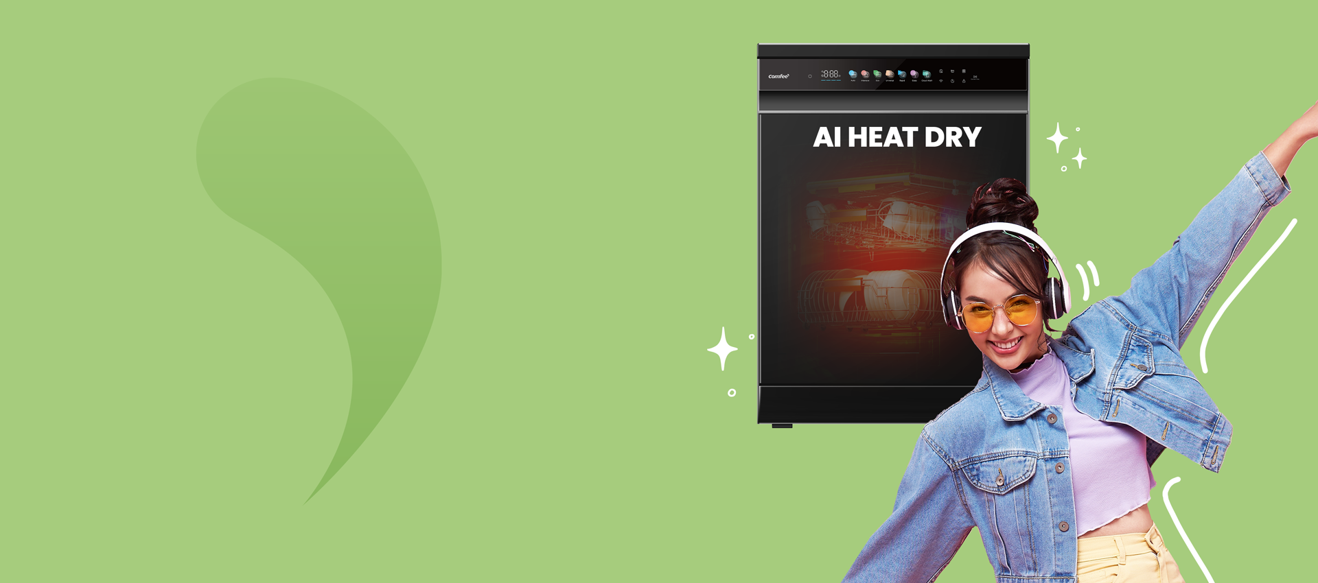 Máy rửa bát comfee