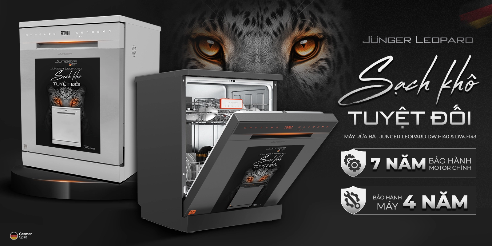 Máy rửa bát Junger