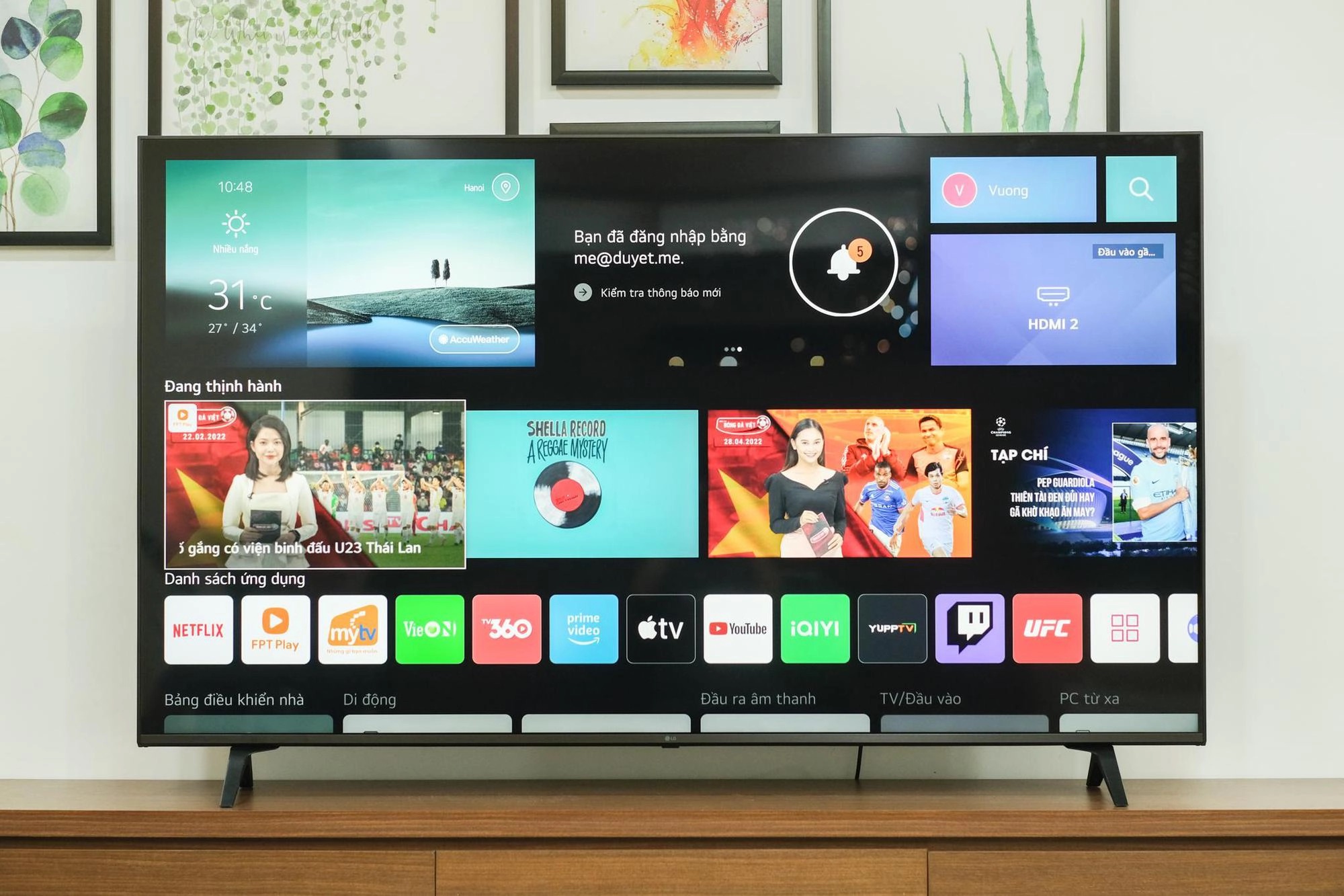 Trải nghiệm giải trí tối ưu với LG UHD 2022