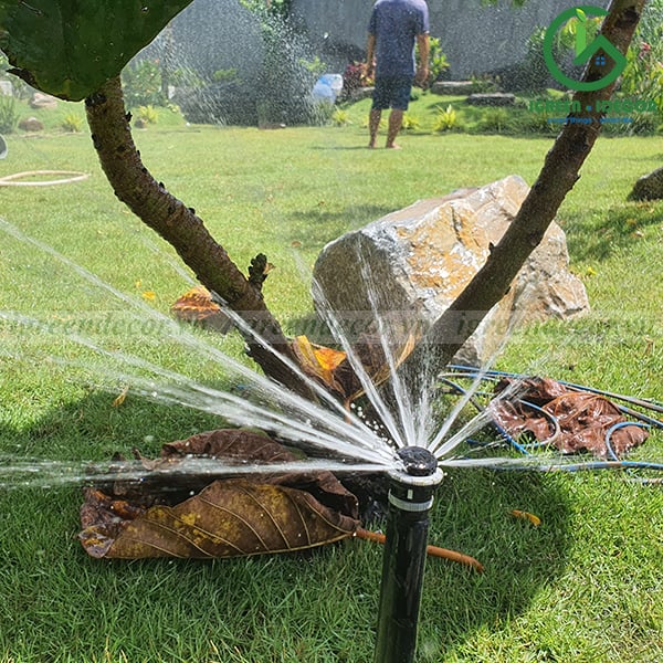Tưới cảnh quan villa Cần Thơ KRain