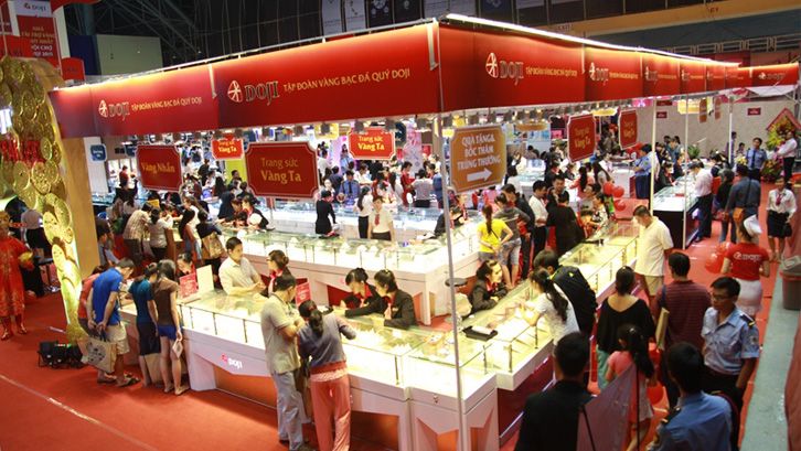 DOJI đạt doanh thu gần 50 tỷ đồng chỉ trong 5 ngày Hội chợ VIJF 2015