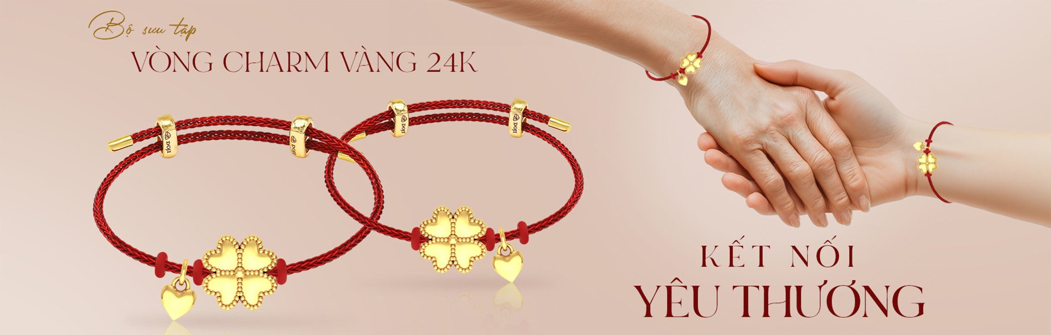 Trang sức vàng 24K Kết Nối Yêu Thương