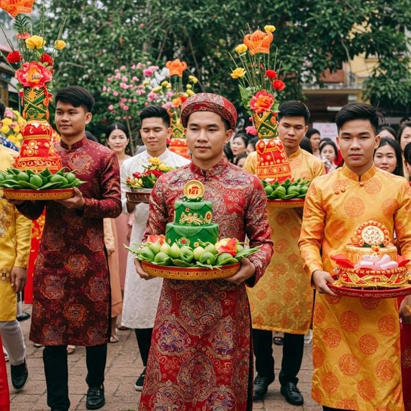 Lễ vật đơn giản thể hiện sự chu đáo từ nhà trai