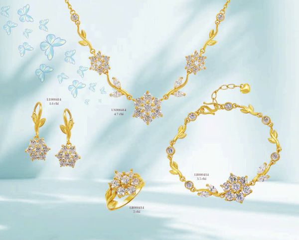 Lắc tay BST “Modern Beauty” độc đáo, lắc tay vàng 24K sang trọng, cuốn hút