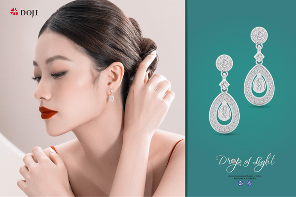 Các mẫu bông tai trong bộ sưu tập Drop of Light sở hữu nhiều yếu tố thu hút, làm nổi bật khí chất chủ nhân
