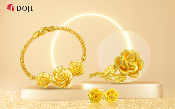 Từ A - Z các sản phẩm trang sức vàng 24K tại DOJI