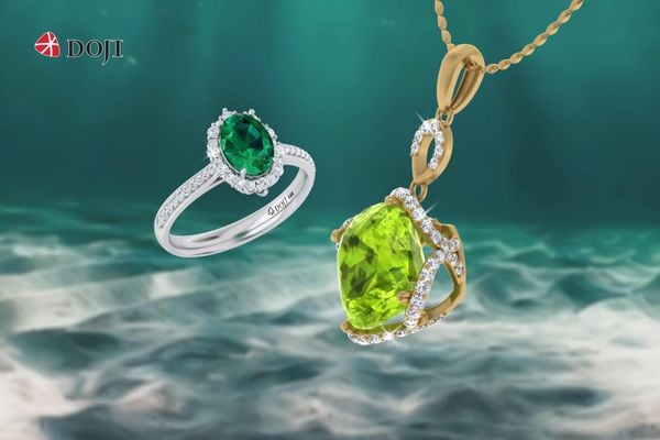 Một số trang sức màu xanh lá phù hợp với mệnh Mộc
