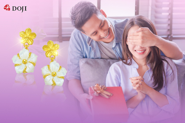 Đến DOJI để lựa chọn được món quà trang sức phù hợp cho người phụ nữ của bạn
