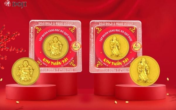Vàng ép vỉ Thần Tài Đại Phát đại diện cho sự phú quý