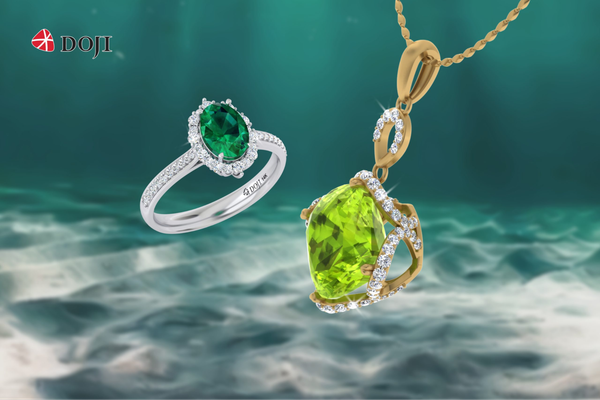 Trang sức gắn đá Peridot mang đến vẻ đẹp tinh tế và nguồn năng lượng tích cực, giúp Ma Kết duy trì sự cân bằng và ổn định trong cuộc sống