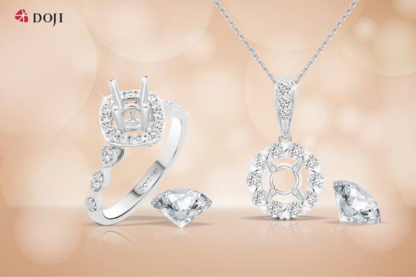 Trang sức màu bạc/vàng trắng/kim cương mang lại thịnh vượng, sự tự tin và thành công cho mệnh Thủy