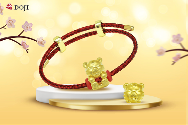 Vàng với hình tượng linh vật cho ngày vía Thần Tài