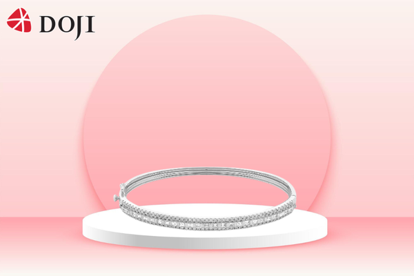 Mẫu vòng tay DOJI AFGR100122D2DA1 sở hữu vẻ đẹp sang trọng và cổ điển