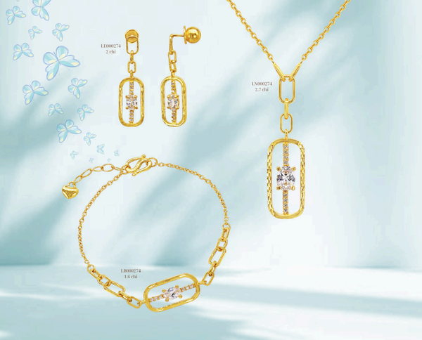 Mẫu lắc tay 1,6 chỉ trong bộ sưu tập Modern Beauty