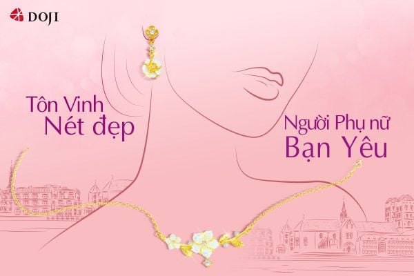 Thiết kế hoa mai giúp tôn vinh vẻ đẹp duyên dáng, thanh lịch người phụ nữ