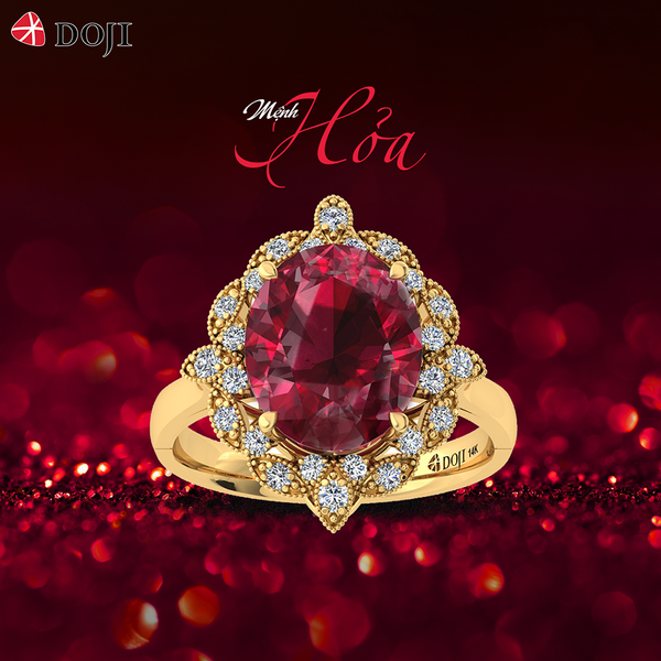 Đá Ruby cực kỳ hợp với người mệnh Hoả