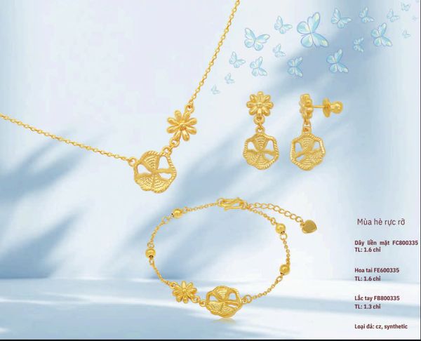 BST “Mùa hè rực rỡ” mang đến lắc tay vàng tinh tế, tràn đầy sức sống