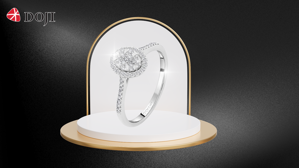 Khám phá bộ sưu tập mẫu nhẫn kim cương Oval sang trọng của DOJI