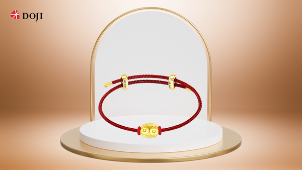 Vòng charm cung hoàng đạo tại DOJI được làm từ vàng 24K