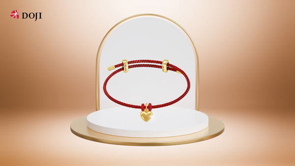 Vòng charm phong thủy DOJI – Biểu tượng may mắn, ngân vang phúc lộc.