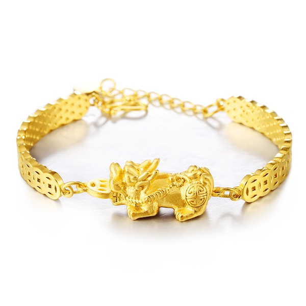 Vòng tay Tỳ Hưu 18K giúp chủ sở hữu cảm thấy an yên và thư thái tinh thần
