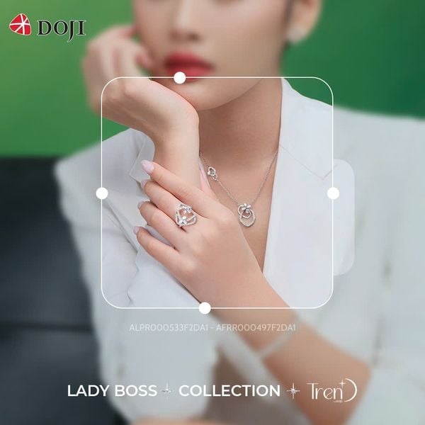 Bộ sưu tập TrenD Lady Boss mang đến vẻ đẹp quyền lực, hiện đại với các hình dáng kim cương độc đáo