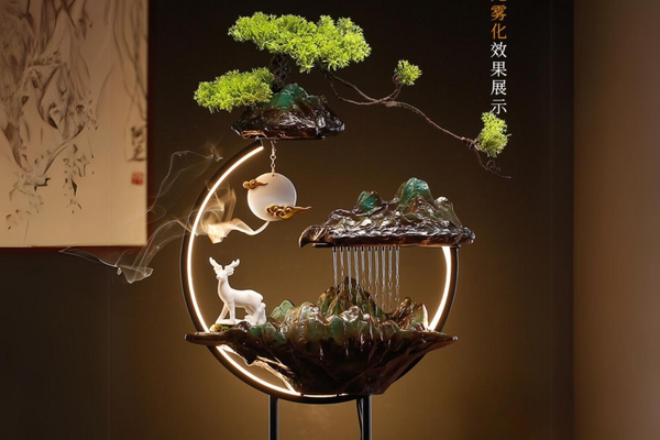 Tặng chậu bonsai hoặc tiểu cảnh để bàn trong ngày tân gia rất phù hợp với gia chủ thích không gian sống luôn xanh mát, hài hoà