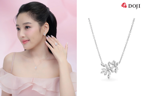 Mẫu dây chuyền liền mặt dễ dàng sử dụng hàng ngày