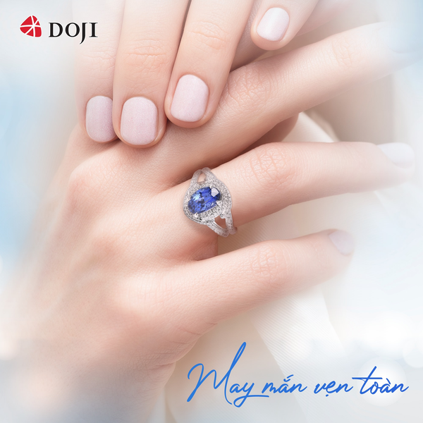 Nhẫn sapphire bền đẹp, giá trị tích lũy và đầu tư lâu dài