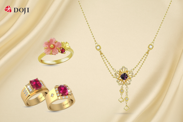 Trang sức phong thủy DOJI được biết đến với thiết kế tinh xảo, đẳng cấp, chứa đựng nhiều ý nghĩa tốt lành