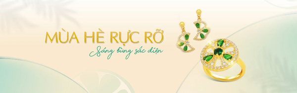Bộ sưu tập Trang sức vàng 24K Mùa hè rực rỡ của DOJI