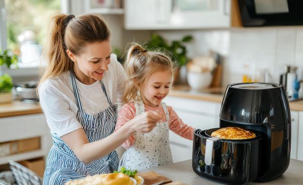 Nồi chiên không dầu giúp mẹ tiết kiệm thời gian nấu nướng, tận hưởng cuộc sống dễ dàng hơn