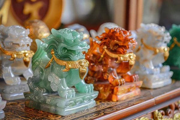 Tỳ Hưu xanh lá cây giúp người mệnh Hỏa gặp nhiều may mắn và duy trì nguồn năng lượng tích cực