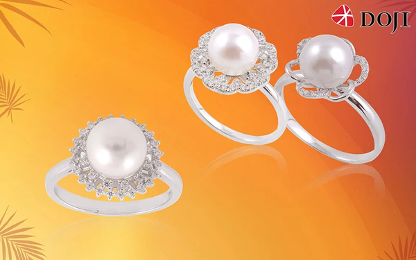 Nhẫn ngọc trai mang vẻ đẹp của sự kiên nhẫn, tĩnh tại và mềm mại như làn nước