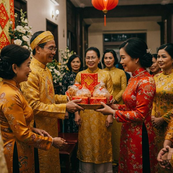 Lễ nạp thái là cơ hội để gia đình chú rể tìm hiểu về cô dâu tương lai, đồng thời quan sát gia cảnh bên nhà gái