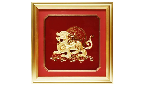 Bức tranh “Kỳ Lân Đại Phát” của DOJI là lời chúc thịnh vượng, cát lành dành tặng những ai sở hữu