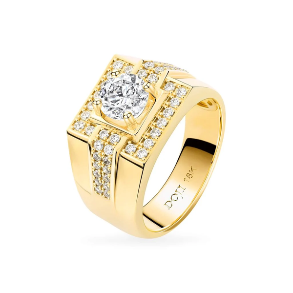 Ký hiệu 18K chỉ loại vàng chứa 75% vàng nguyên chất, kết hợp với các hợp kim khác, mang lại sự bền bỉ và thẩm mỹ