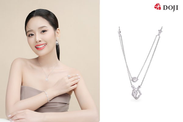 Mẫu dây chuyền liền mặt lý tưởng cho quý cô thành thị yêu sự tiện dụng nhưng vẫn nổi bật