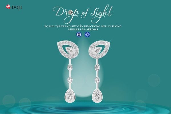 Thiết kế hoa tai thả dài tôn lên vẻ đẹp