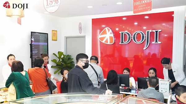 Tập đoàn Vàng bạc Đá quý DOJI là thương hiệu hàng đầu trong lĩnh vực trang sức