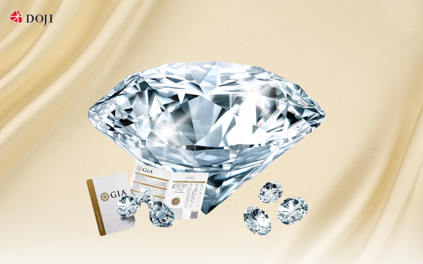 Kim cương nước E nằm trong nhóm kim cương không màu, mức độ màu sắc chỉ đứng sau nước D